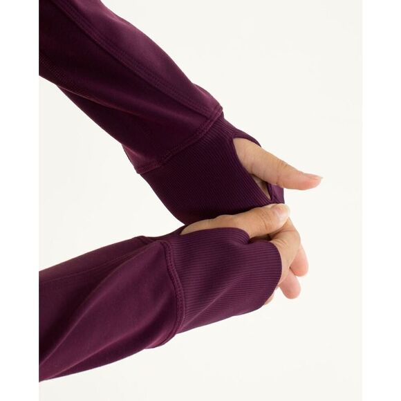 Lululemon Nice Asana Jacket in Plum Color - Size: 6 - Picture 13 of 14